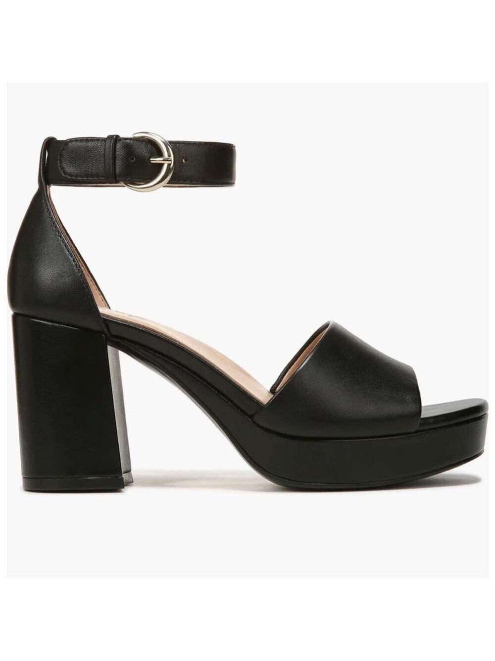Naturalizer Pearlyn Ankle Strap Block Heel Chunky Platform Sandals - NWT